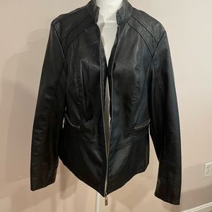 Woman’s XL faux leather jacket